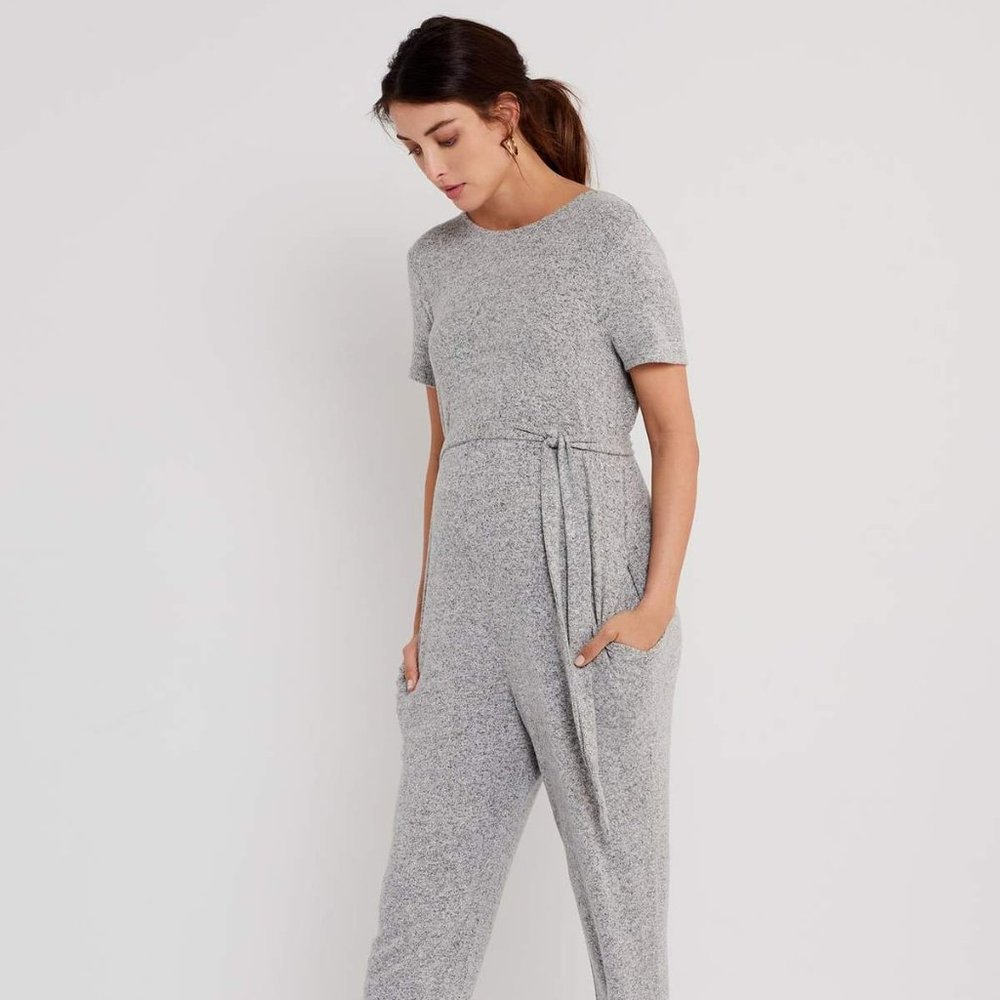 Pea in the Pod REVERSIBLE SHORT SLEEVE  JUMPSUIT